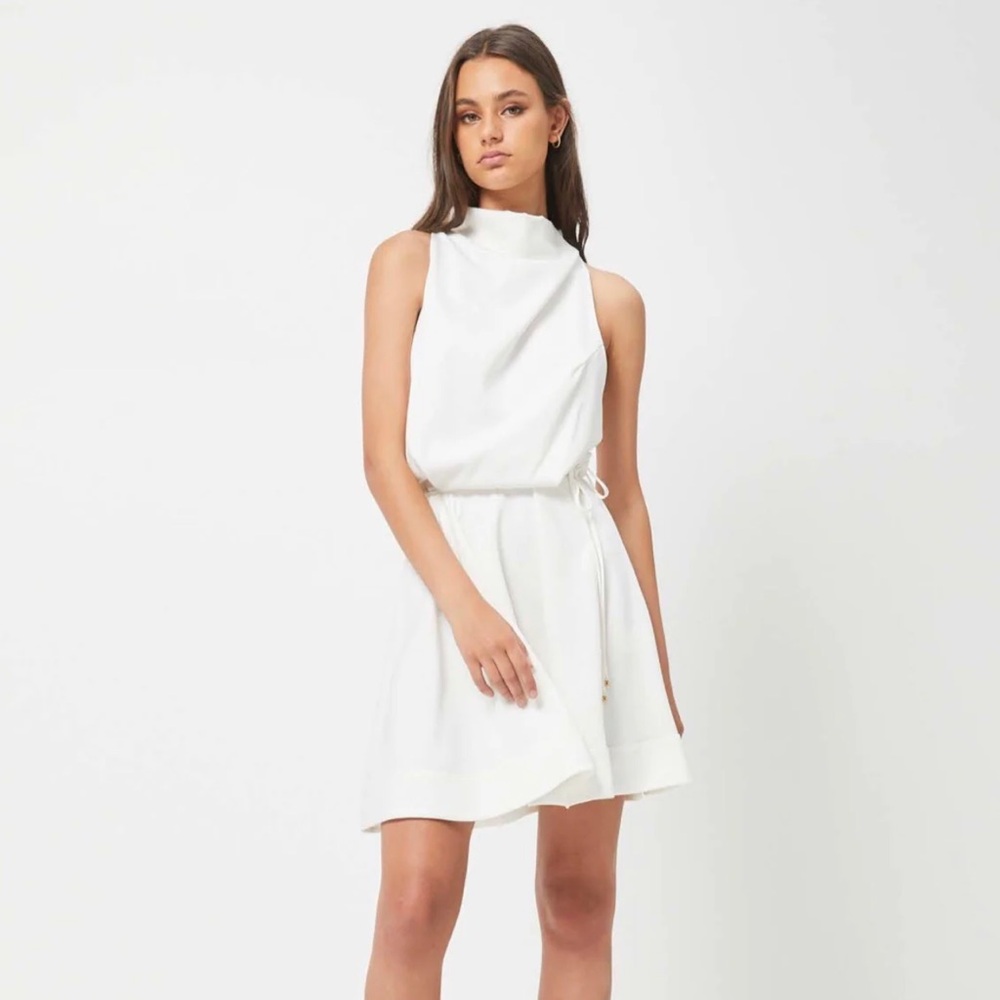 Elliatt Sienna Mini Dress in White